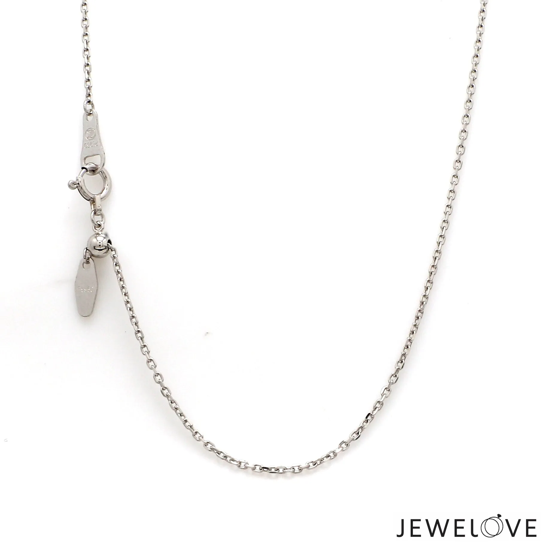 1.25mm Japanese Platinum Cable Adjustable Chain for Women JL PT CH 1216