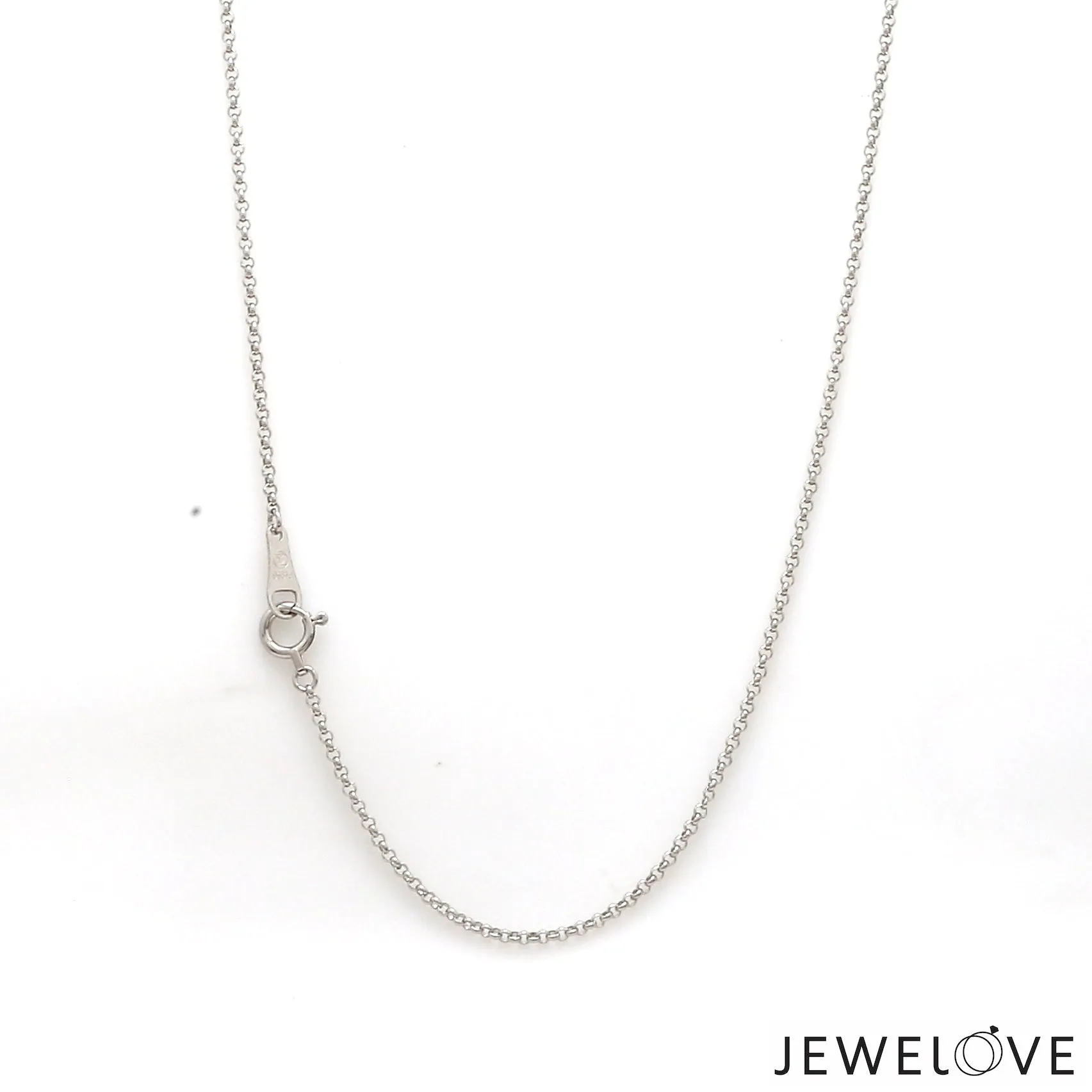 1.25mm Japanese Platinum Rolo Chain for Women JL PT CH 1214-A