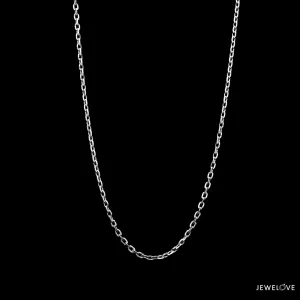 1.8mm Platinum Japanese Cable Chain for Women JL PT CH 1218-A