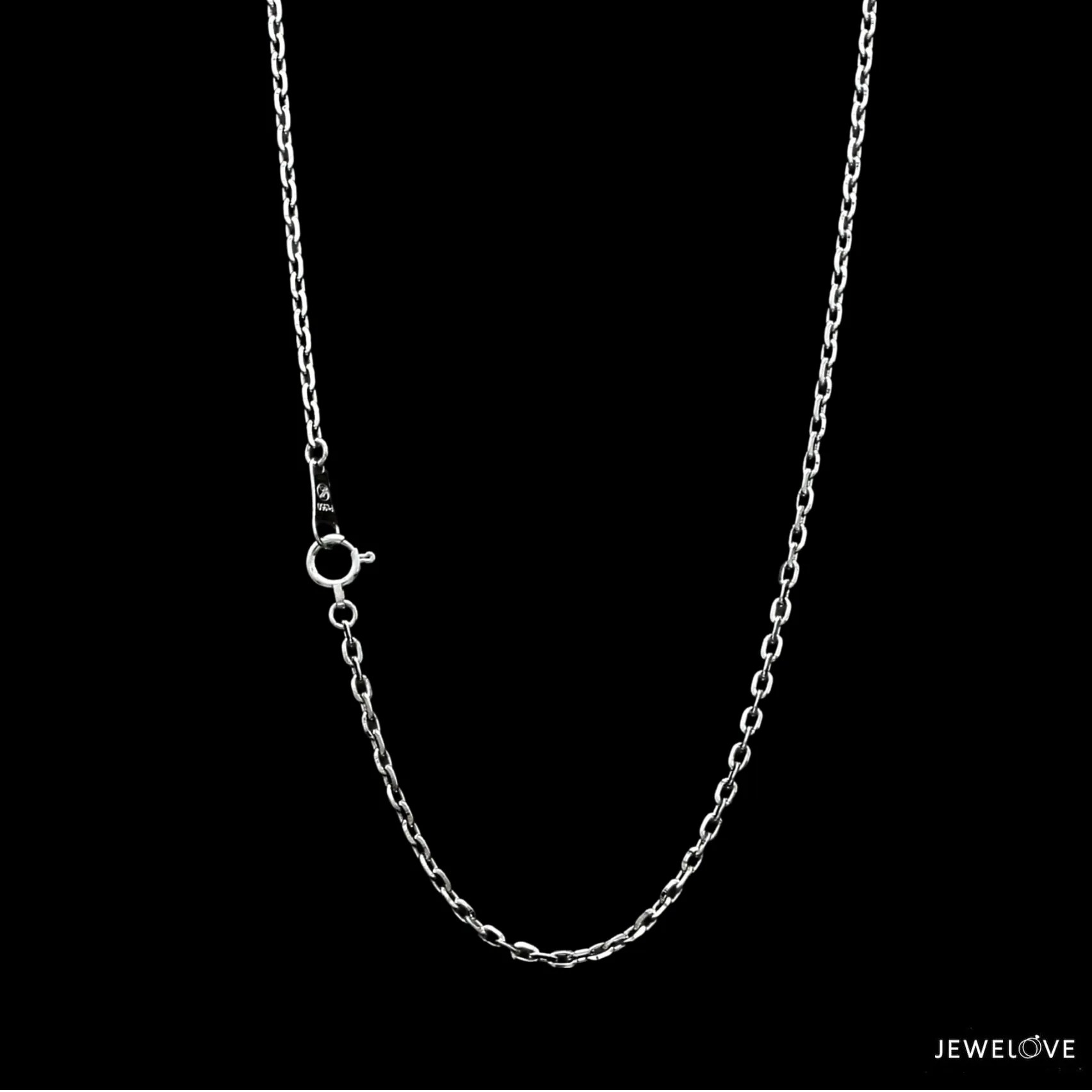 1.8mm Platinum Japanese Cable Chain for Women JL PT CH 1218-A