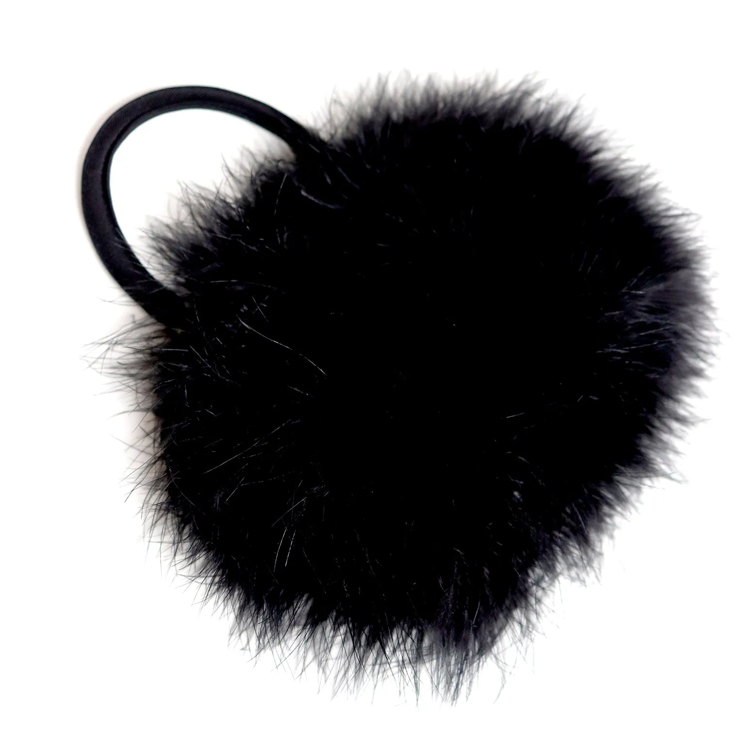 1990s Vintage 31 Fevrier Paris Marabou Feather Evening Bag