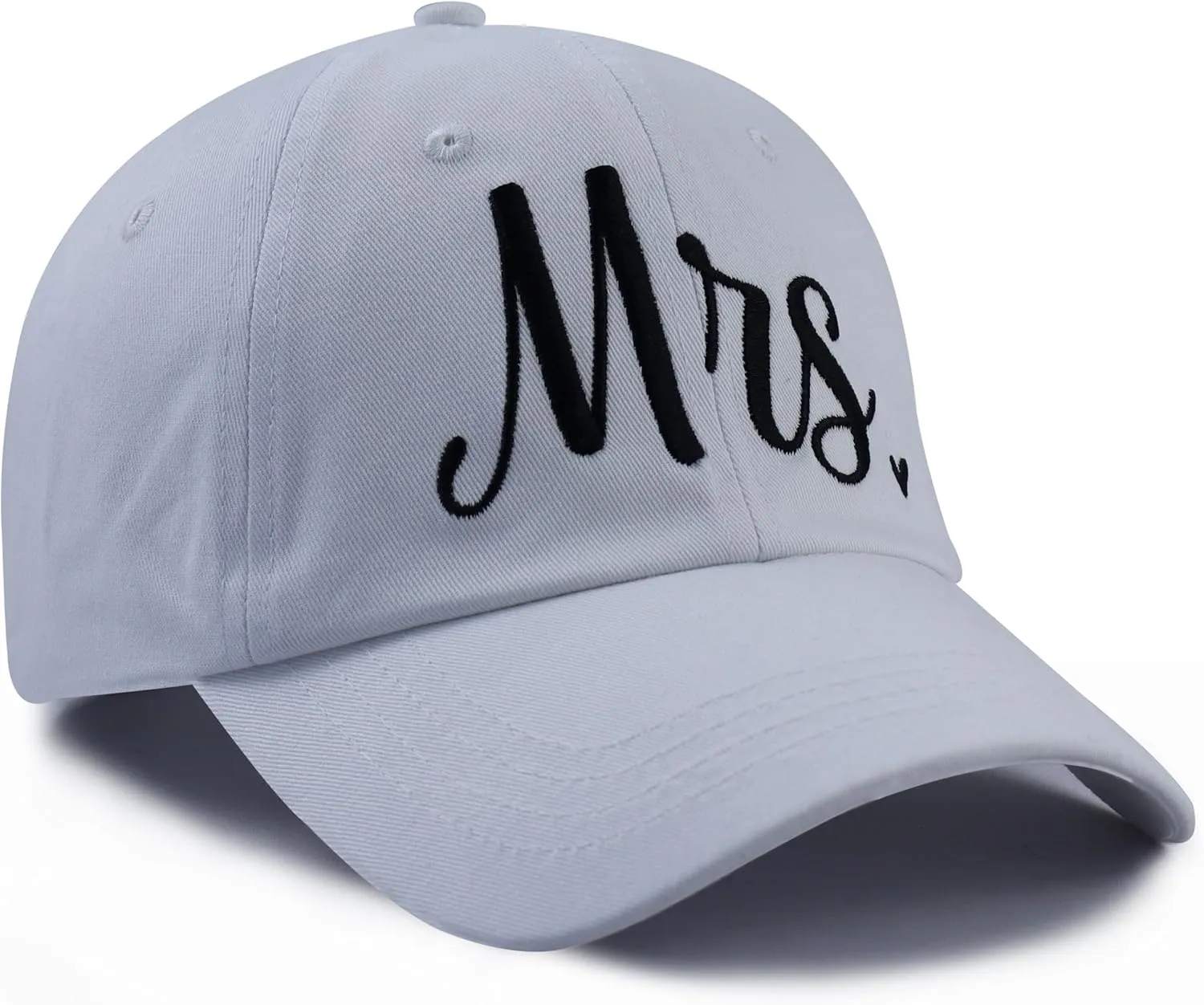 2PCS Mr and Mrs Hats for Couples, Adjustable Cotton Embroidered Mr and Mrs Gifts Baseball Cap