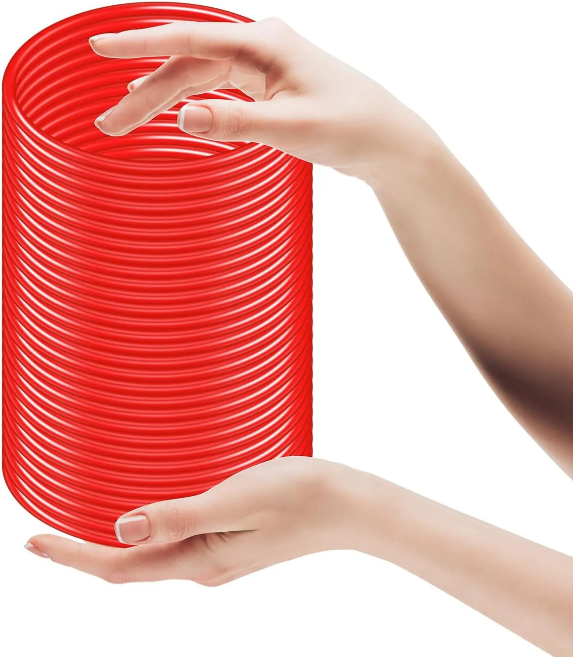 30 Pcs Plastic Ring Toss Game  Outdoor Toss Rings for Carnival Party Favors, Family Gatherings & Events | Perfect for Speed and Agility Practice
