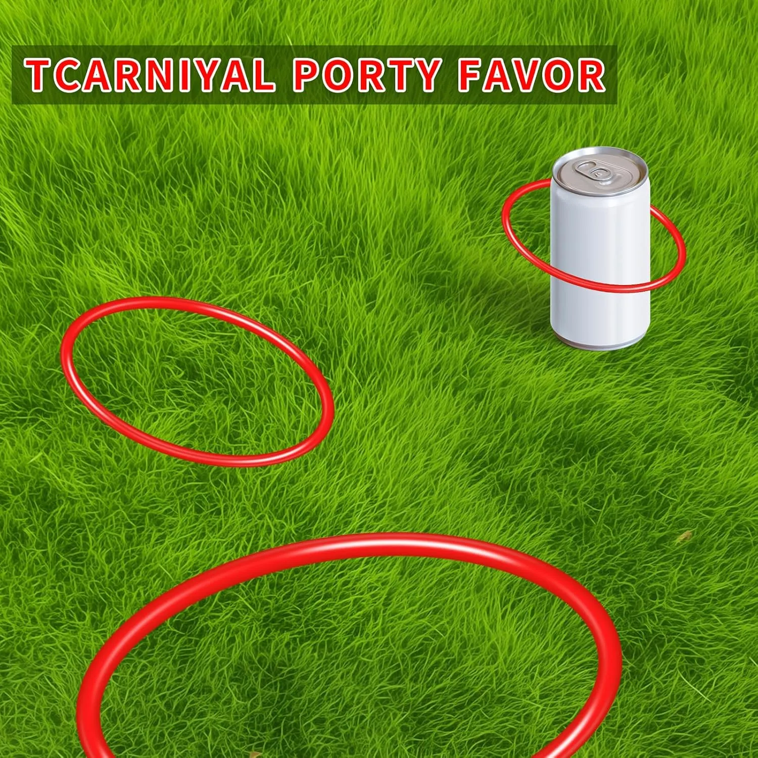 30 Pcs Plastic Ring Toss Game  Outdoor Toss Rings for Carnival Party Favors, Family Gatherings & Events | Perfect for Speed and Agility Practice