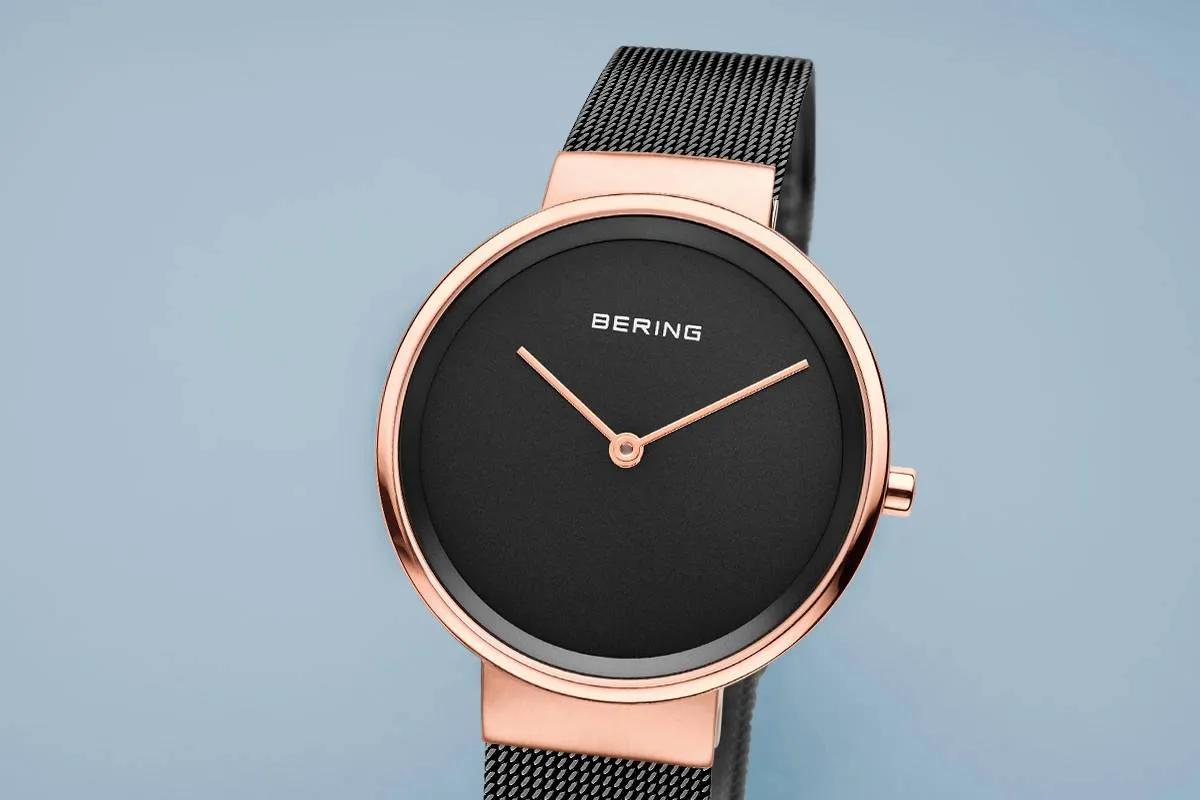Bering 14531-166 Classic Stainless Steel Mesh Strap Women Watches