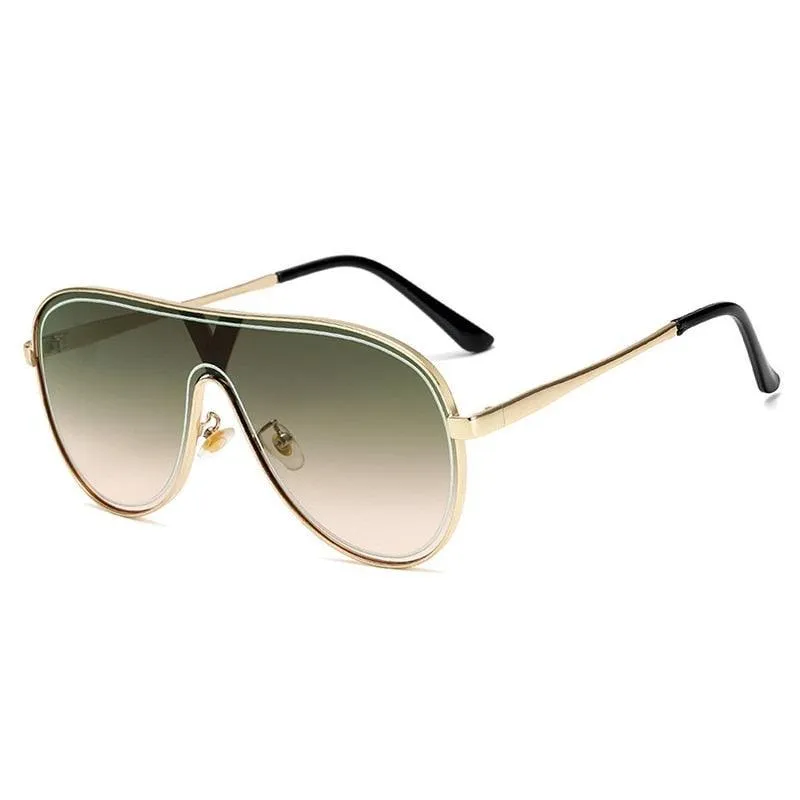 Brandon Retro Aviator Sunglasses