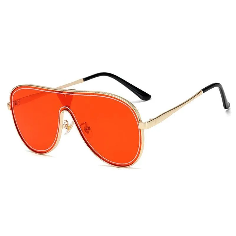 Brandon Retro Aviator Sunglasses