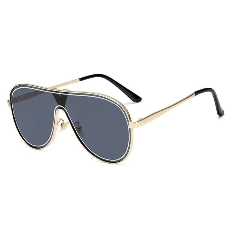 Brandon Retro Aviator Sunglasses