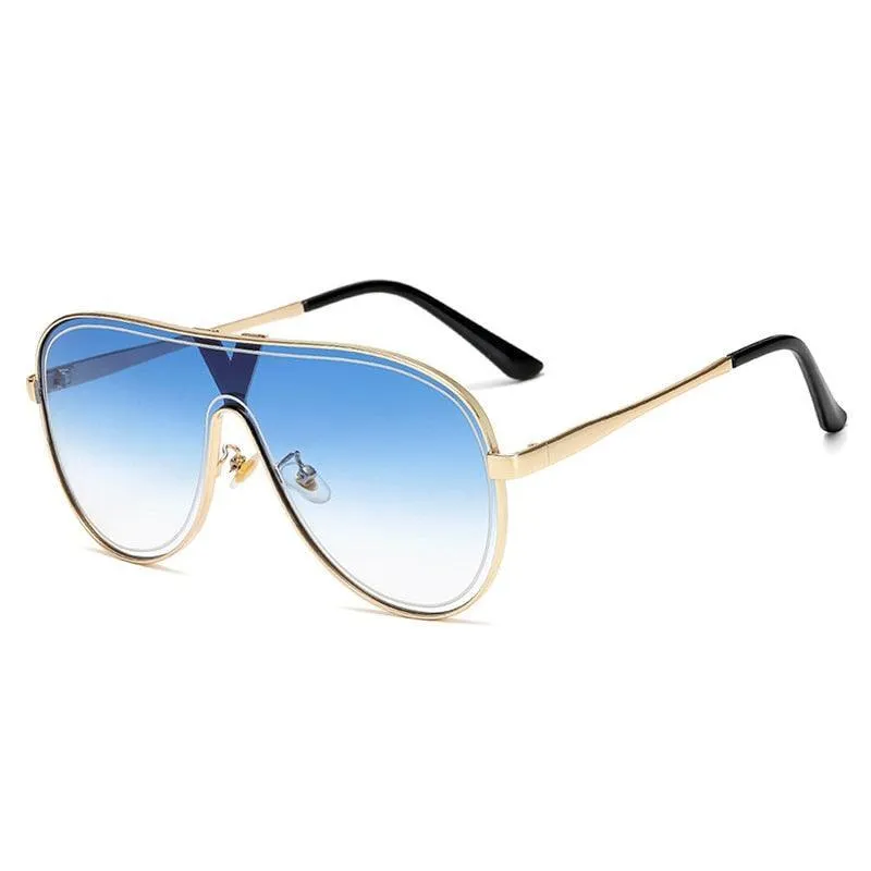 Brandon Retro Aviator Sunglasses