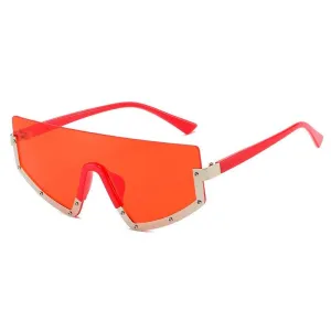 Calixta Retro Flat Top Sunglasses