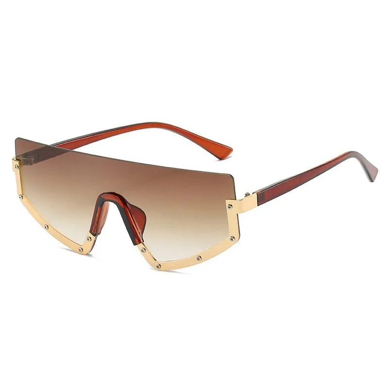 Calixta Retro Flat Top Sunglasses