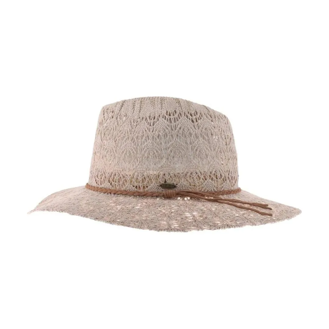 CC Beanie Panama Braided Hat