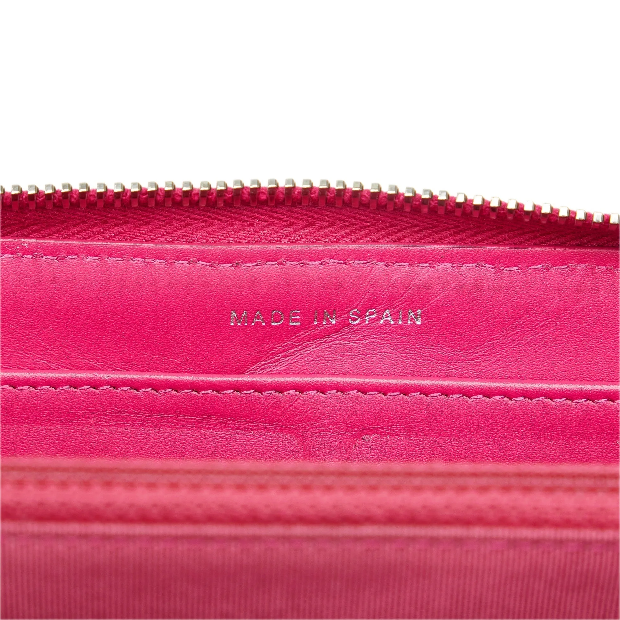 Chanel CC Caviar Zip Around Wallet Long Wallets