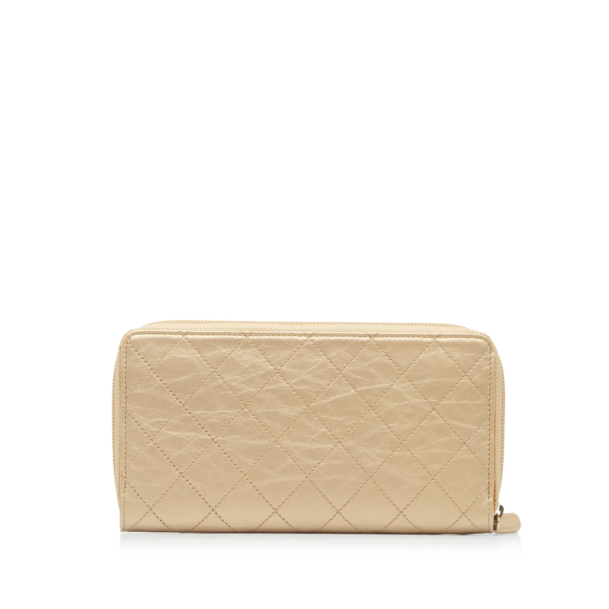 Chanel CC Zip Around Wallet Long Wallets