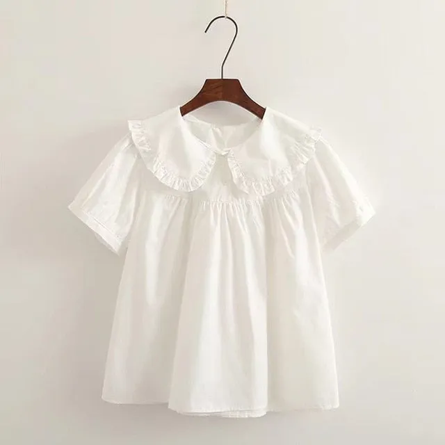 Checked Long Sleeve Blouse