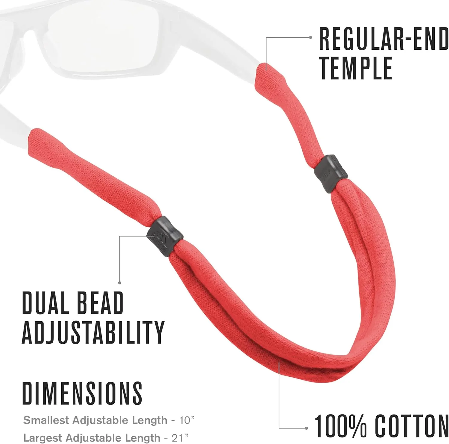 Chums No Tail Adjustable Eyewear Retainer