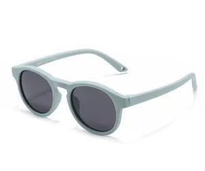 Classic Retro Round Baby Sunglasses (0-3 years) with Hard Storage Case & Strap
