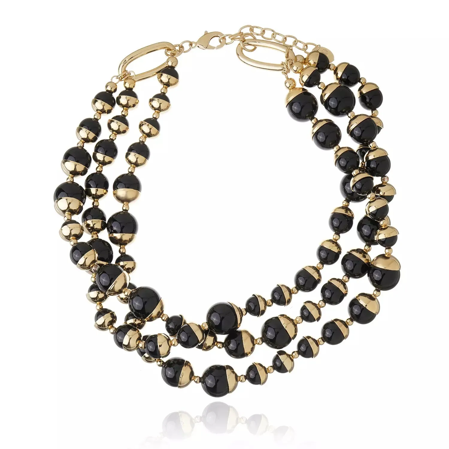 Collar Cristina Sabatini Trio Onyx