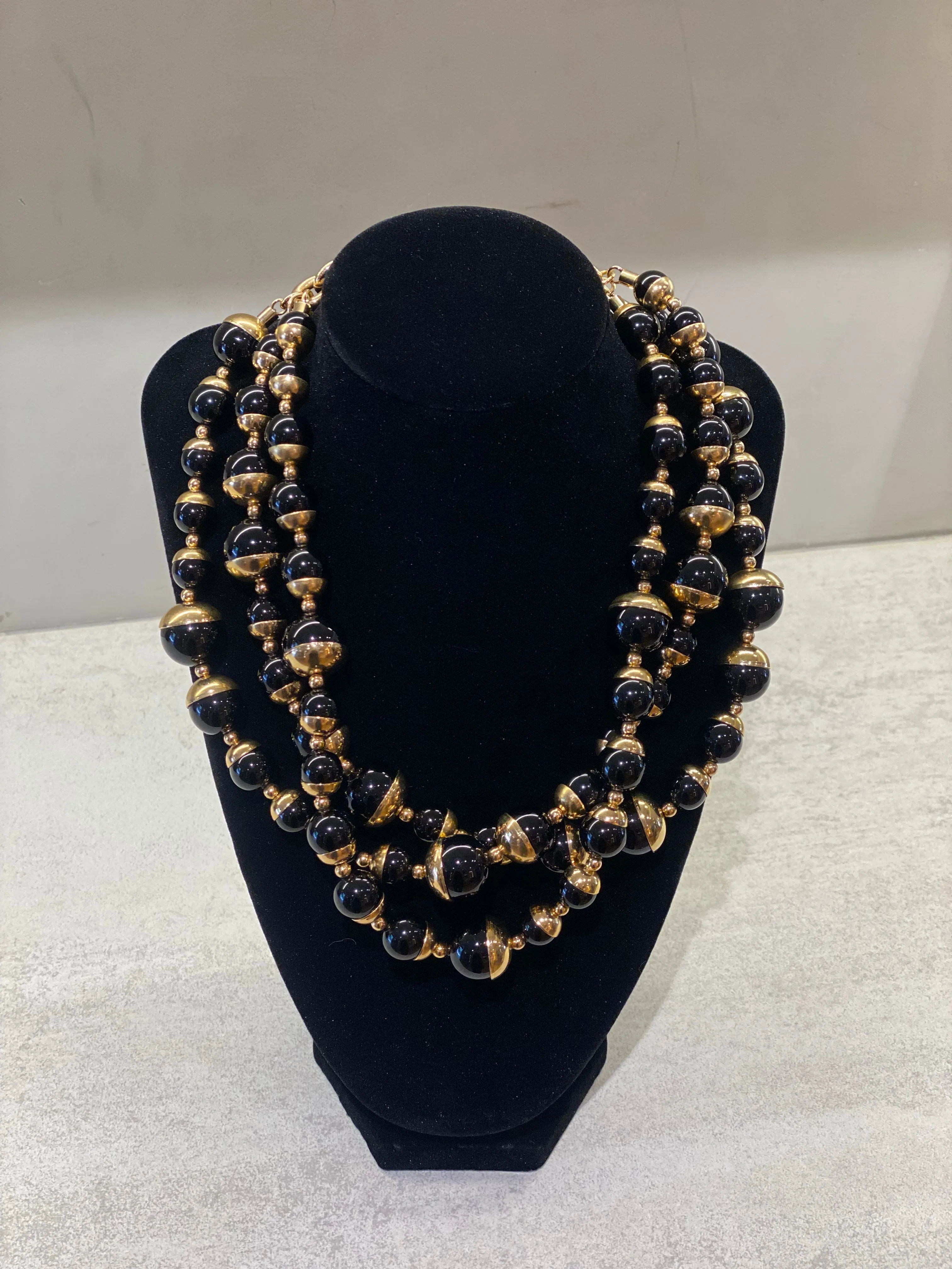 Collar Cristina Sabatini Trio Onyx