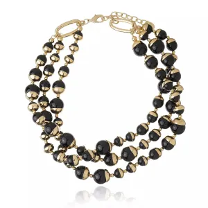 Collar Cristina Sabatini Trio Onyx