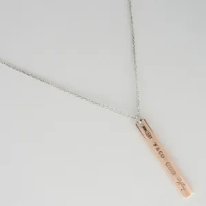 Collar Tiffany & Co Bar Colgante