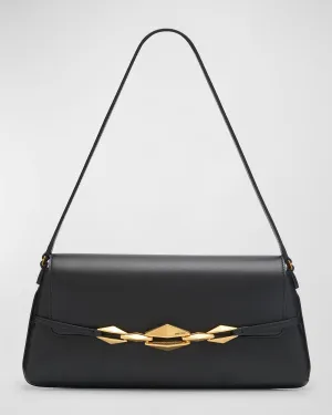 Diamond Leather Shoulder Bag