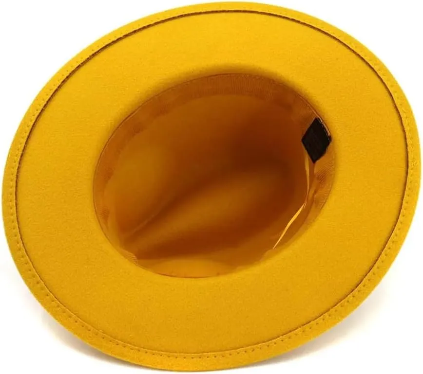 Fedora Hat Women Men Felted Top Hats Ladies Party Wedding Performance Cap Sombreros