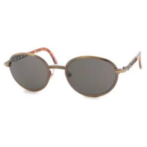 FITZGERALD Brass Oval Sunglasses