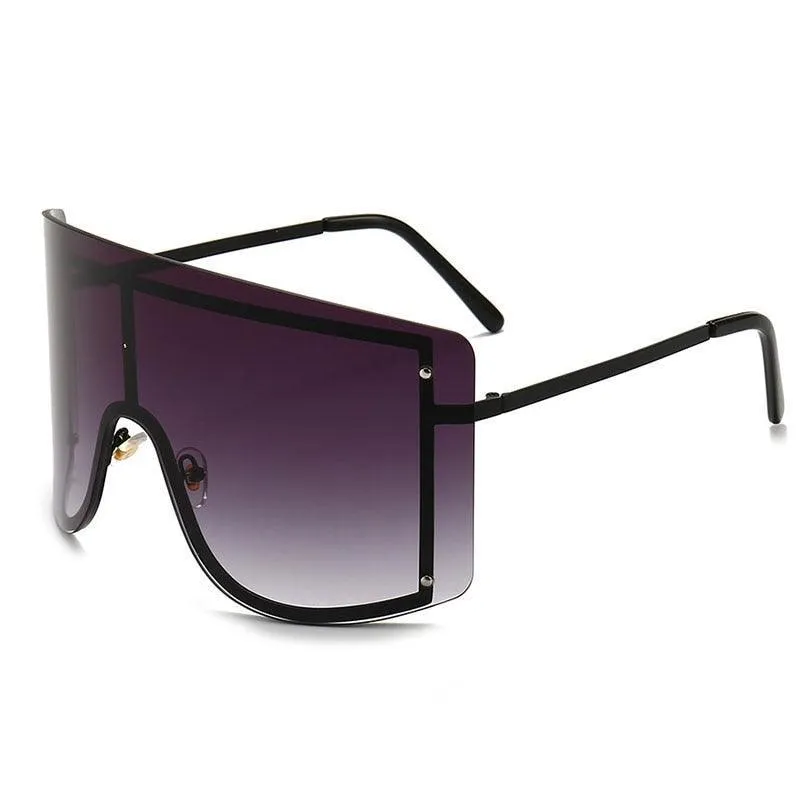 Jacklin Retro Rectangle Sunglasses