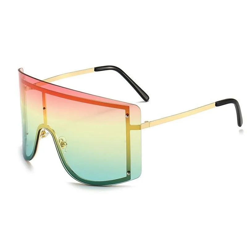 Jacklin Retro Rectangle Sunglasses