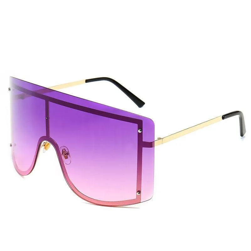Jacklin Retro Rectangle Sunglasses