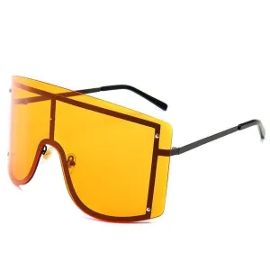 Jacklin Retro Rectangle Sunglasses