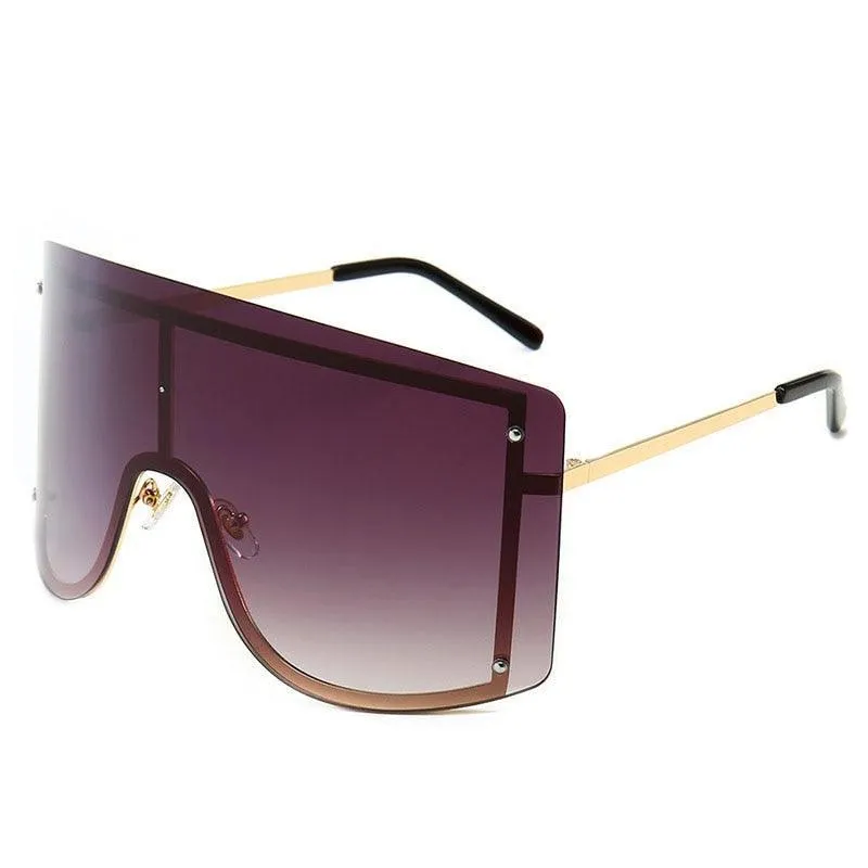 Jacklin Retro Rectangle Sunglasses