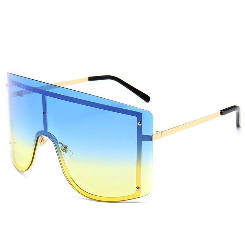 Jacklin Retro Rectangle Sunglasses