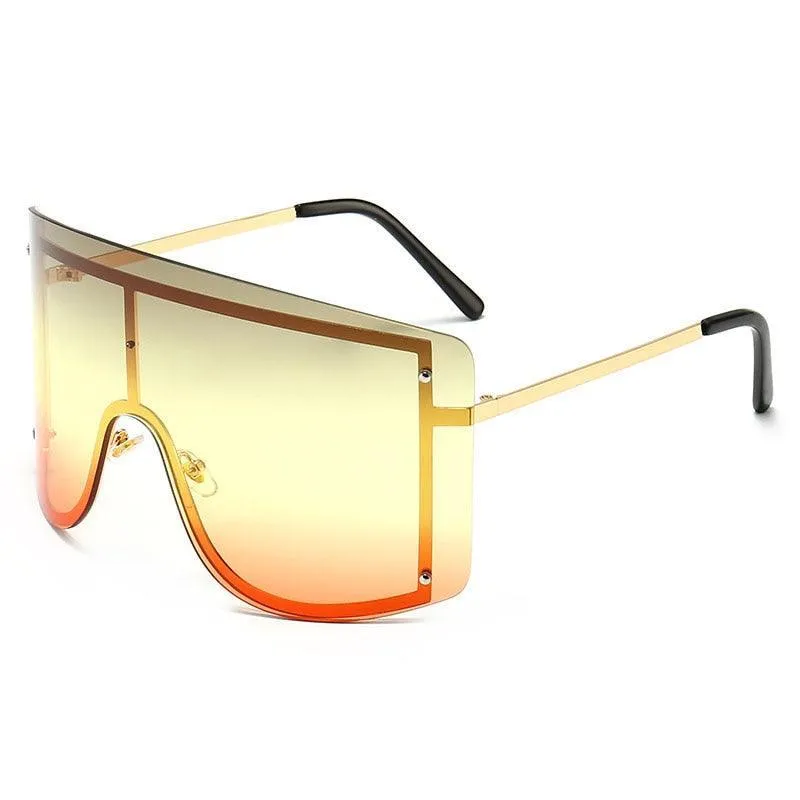Jacklin Retro Rectangle Sunglasses