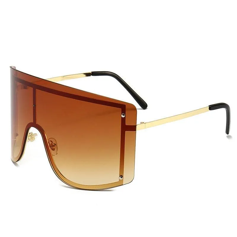 Jacklin Retro Rectangle Sunglasses