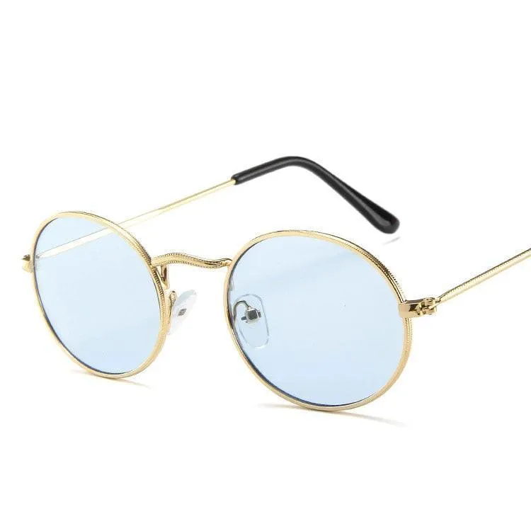 Jonah Retro Oval Sunglasses