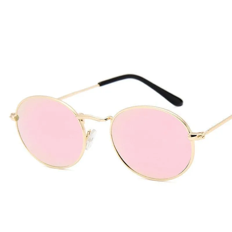 Jonah Retro Oval Sunglasses