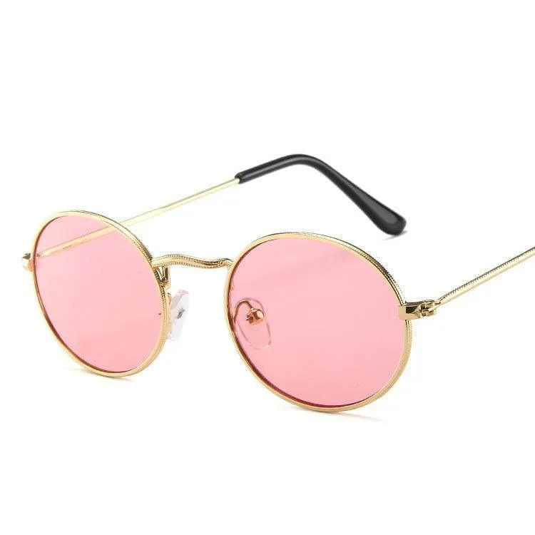 Jonah Retro Oval Sunglasses