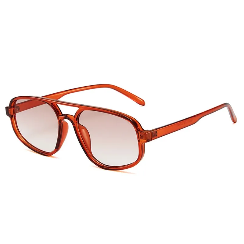 Jordana Retro Acetate Aviator Sunglasses - 6 Colors