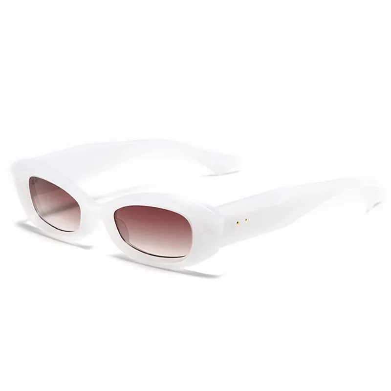 Leni Retro Rectangle Sunglasses