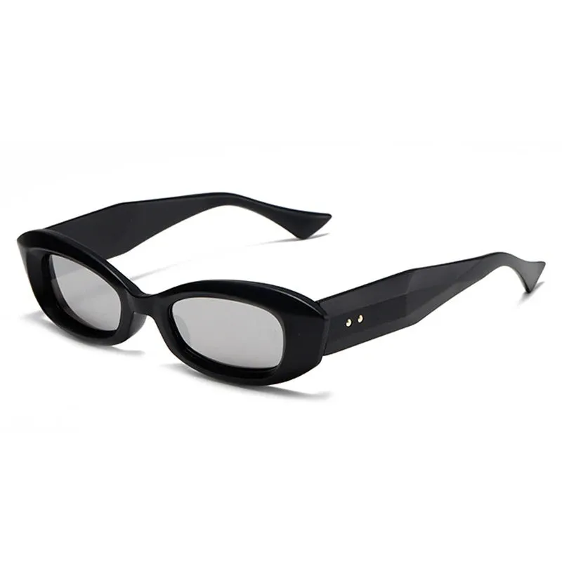 Leni Retro Rectangle Sunglasses