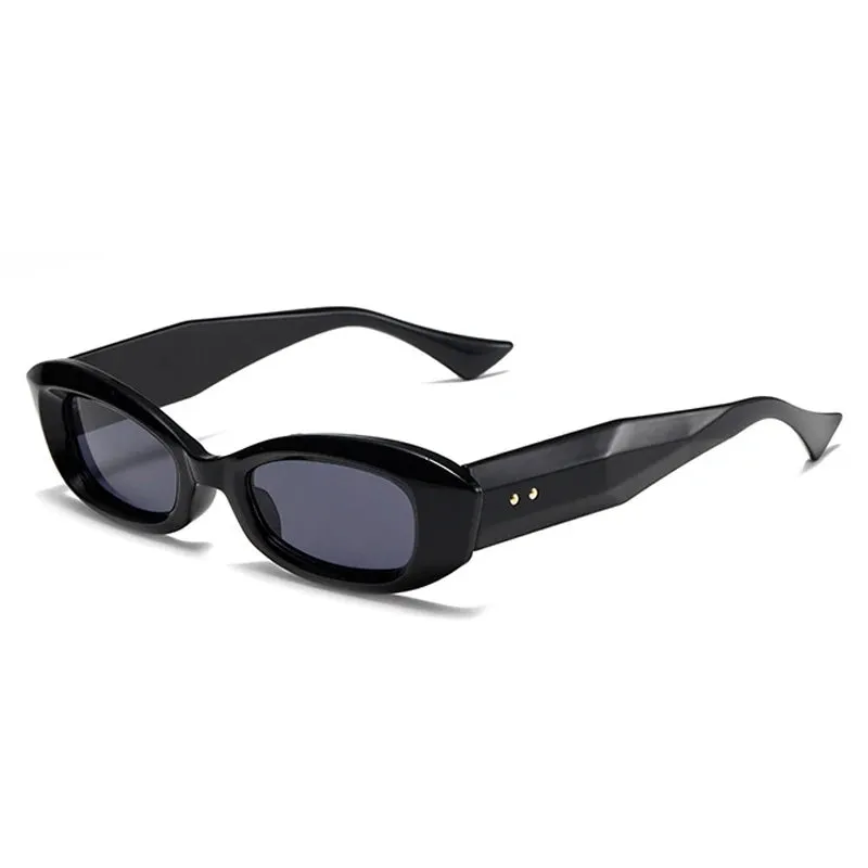 Leni Retro Rectangle Sunglasses