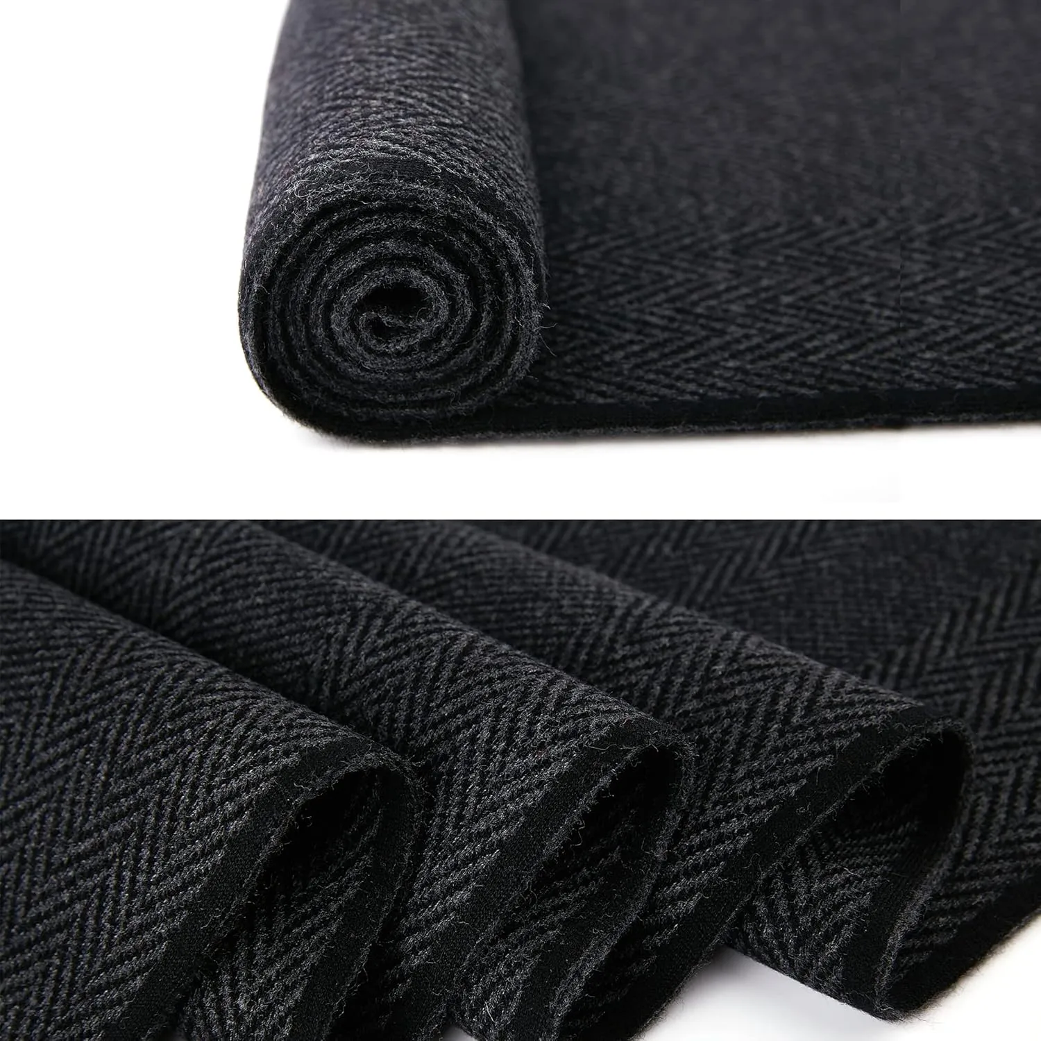 Men Winter Cashmere Scarf Wool Soft Warm Knitted Casual Scarves for Men