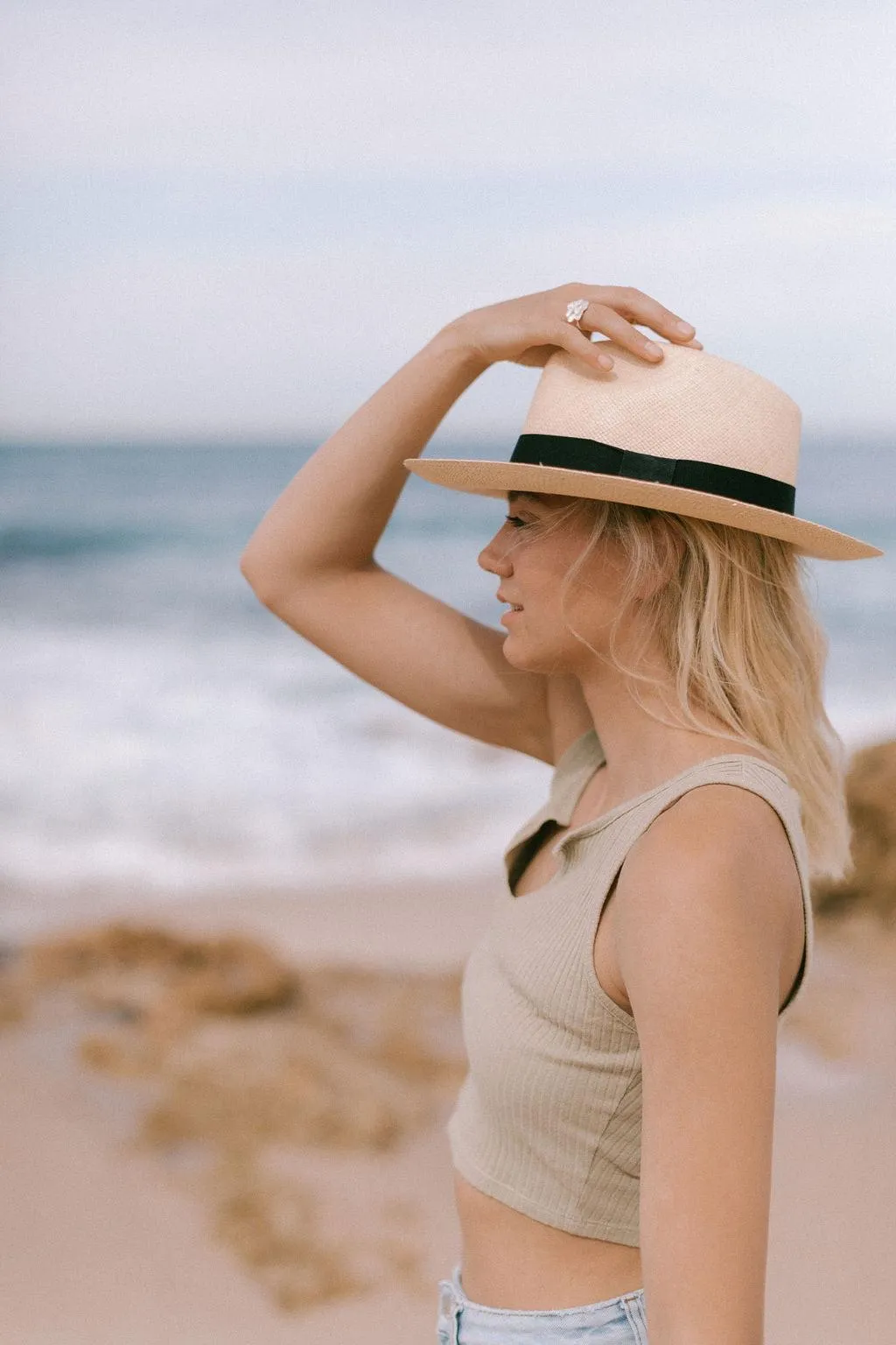 Panama Hat - Fedora - Sand
