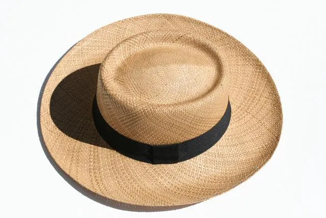 Panama Hat - Gambler - Tobacco