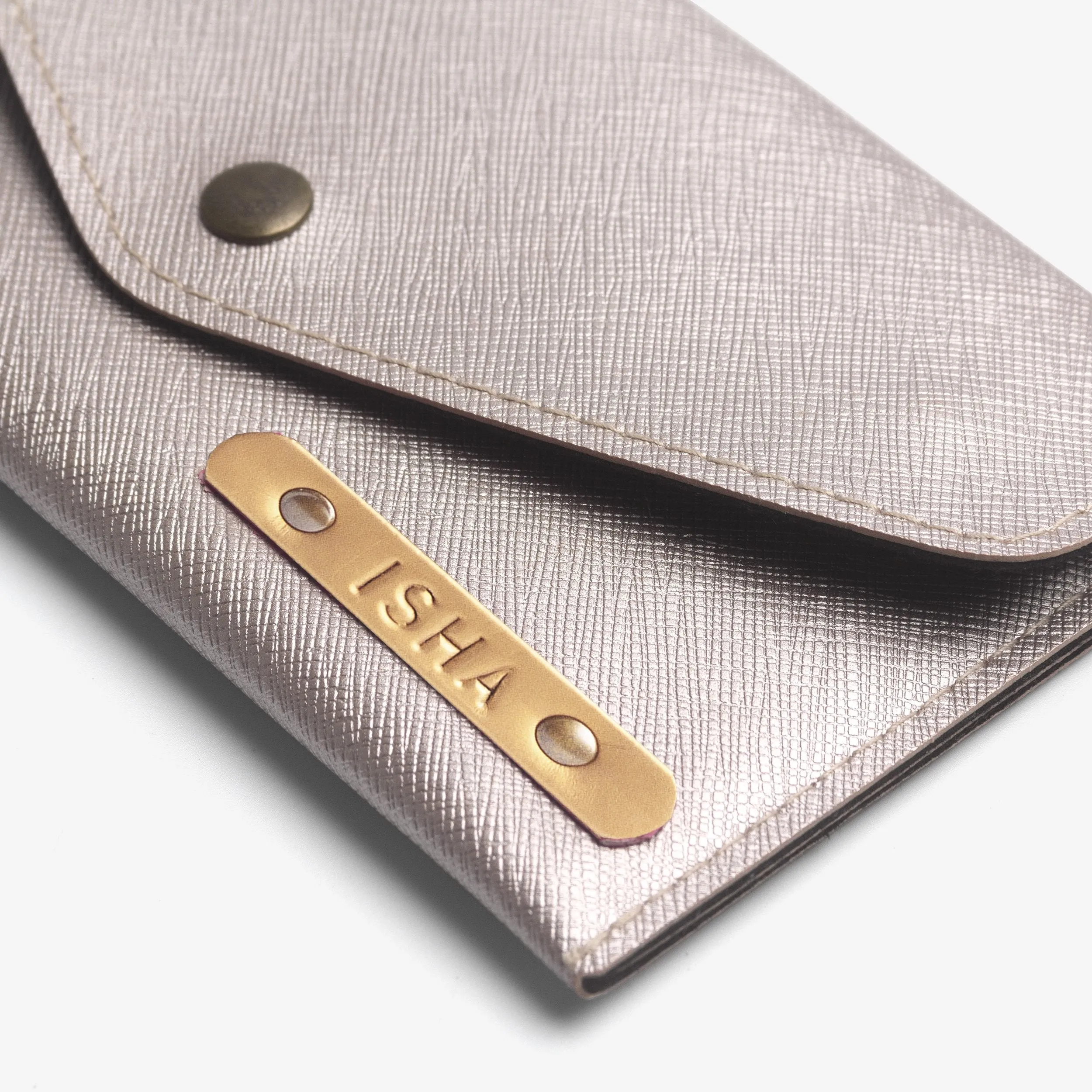 Personalized Women's Wallet - Rose Gold