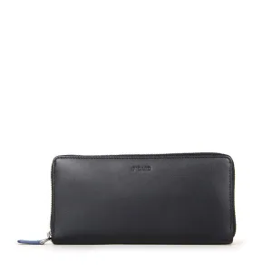 Picard Alois Men's RFID Protected Leather Long Wallet (Black)