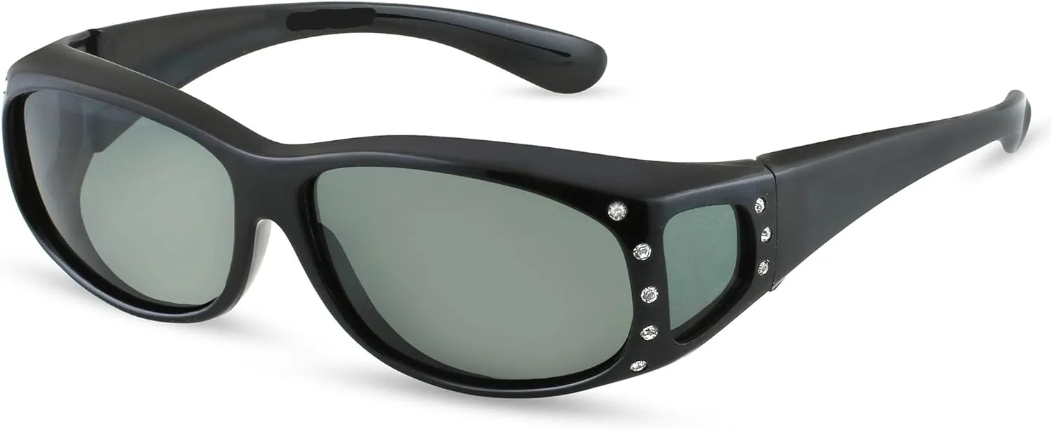 Polarized Wraparound Sunglasses | Wear Over Sunglasses | Fitover for Glasses