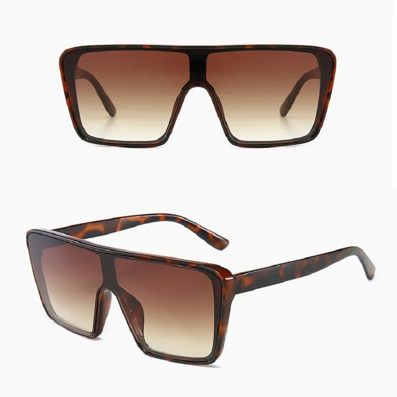Retro Large Frame Sunglasses